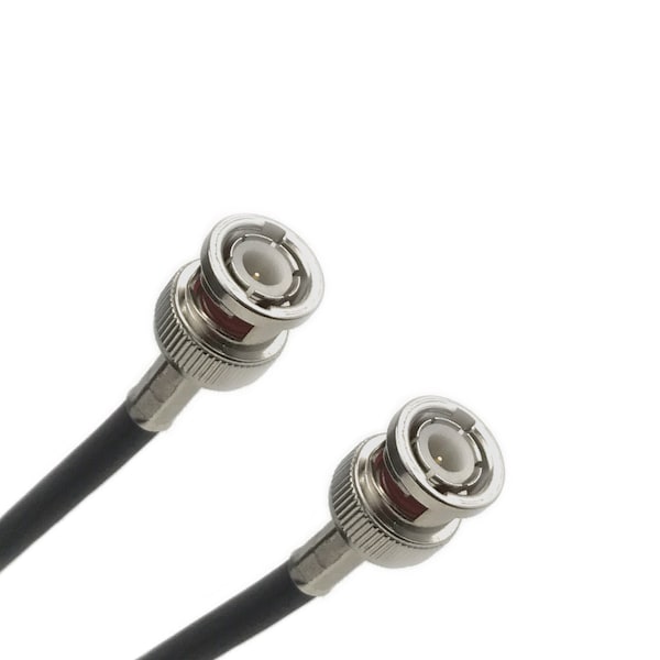 RG-223 Coaxial Cable Assembly w/BNC (Male) to BNC (Male) Connectors, 50 Ohm Impedance, 1 ft Length